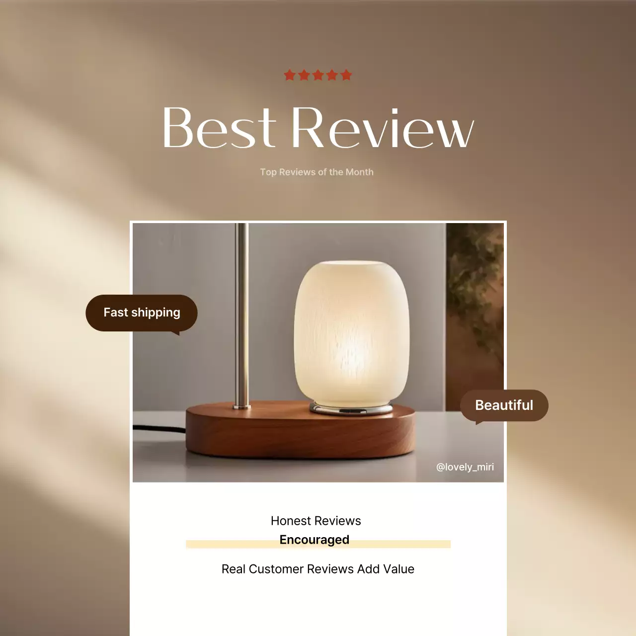 Introducing simple brown interior products