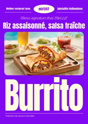 Publicité alimentaire Purple Pop