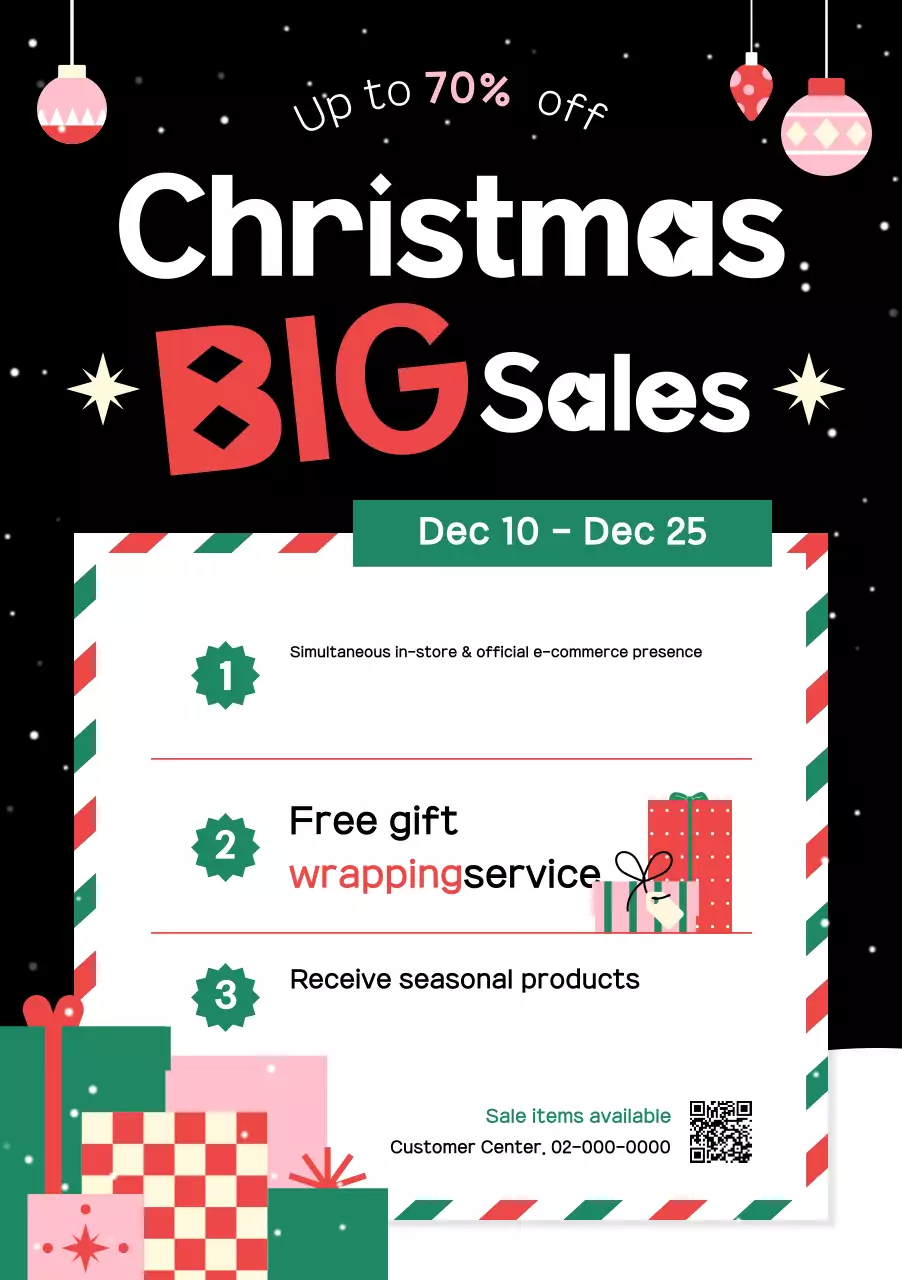 Liquidação de Natal Black Pop