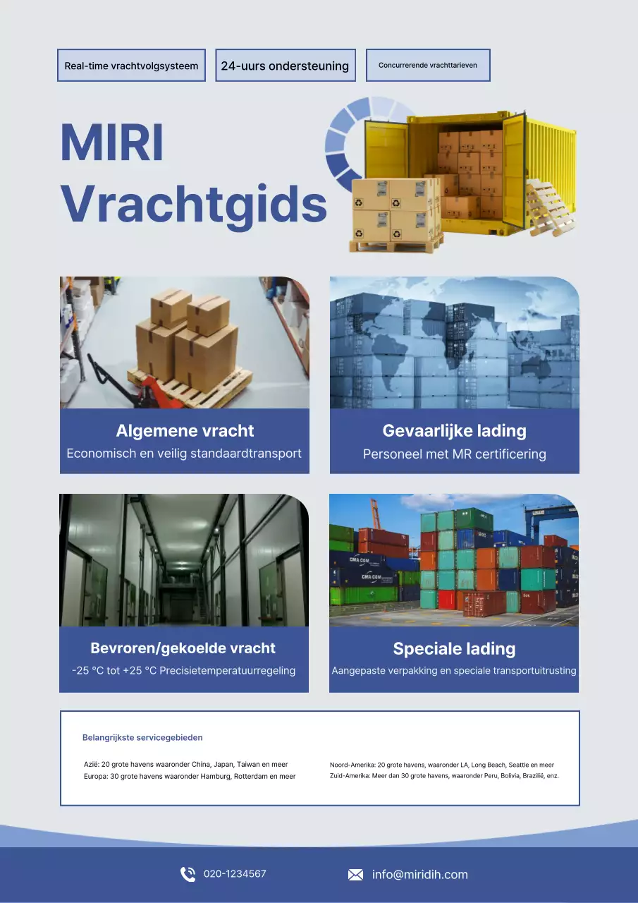 Grijze moderne logistieke gids