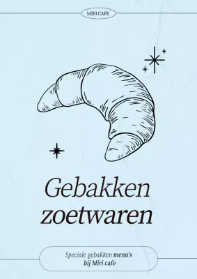 Advertentie voor Sky Blue Simple Bakery