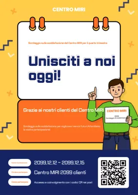 Guida al sondaggio semplice giallo in promozione