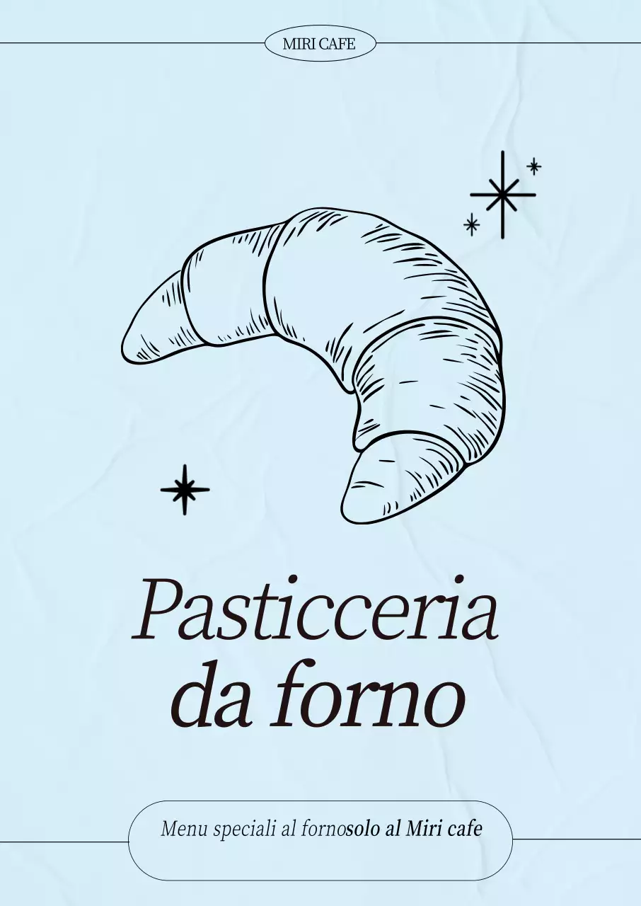 Pubblicità di Sky Blue Simple Bakery