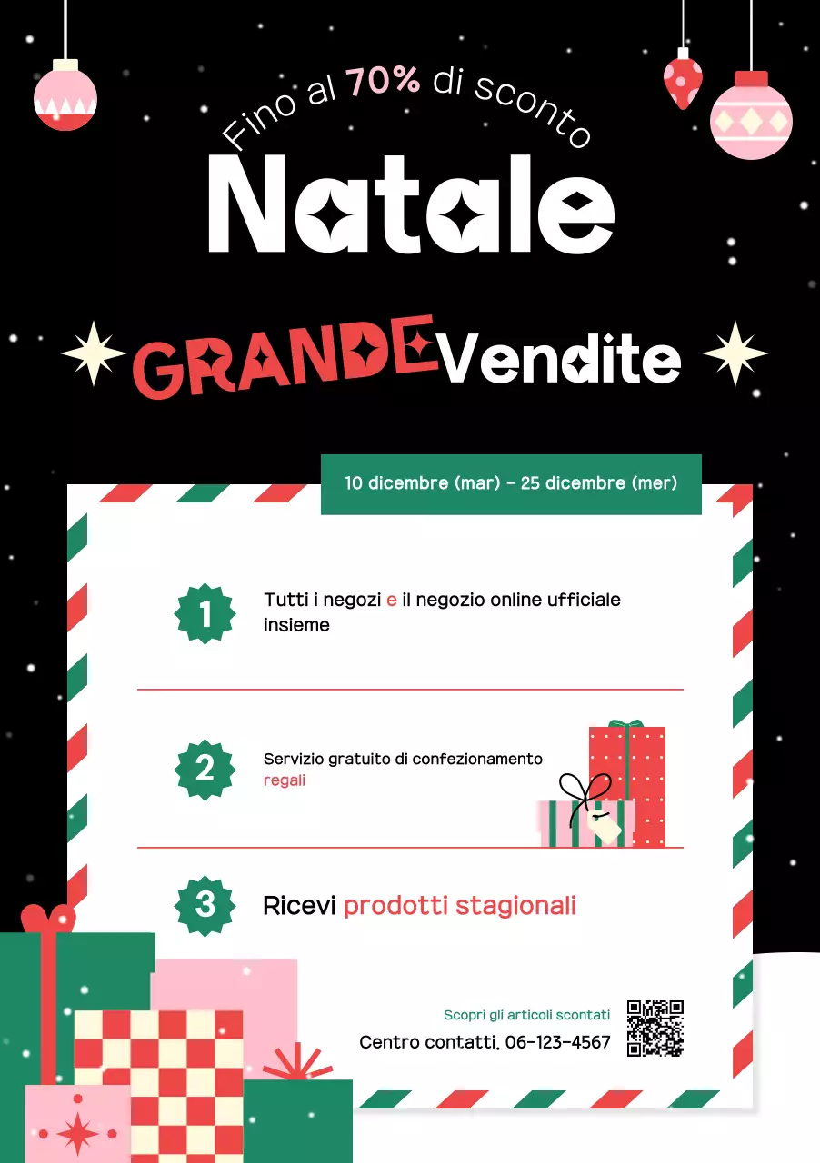 Saldi di Natale Black Pop