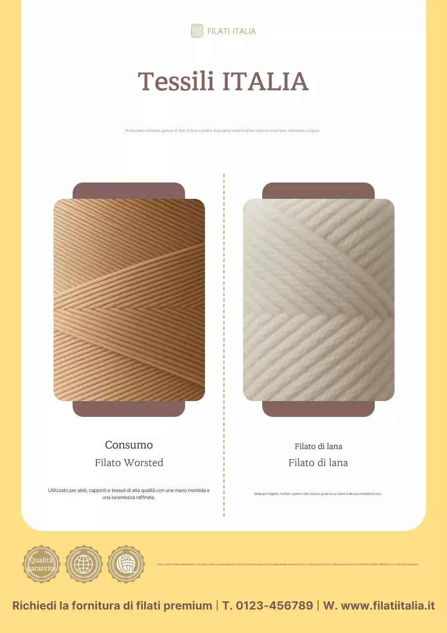 Promozione di prodotti in tessuto beige pulito