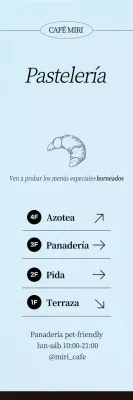 Guía de panadería sencilla Sky Blue