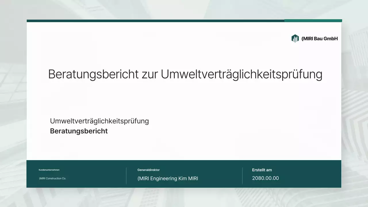 Branchenbericht zu White Modern Environmental Engineering Services