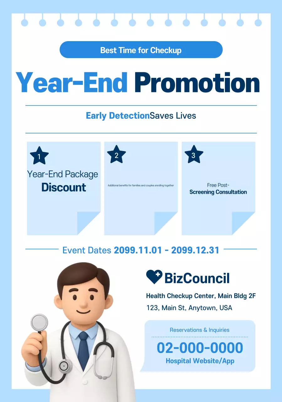 Khuyến mãi Khám sức khỏe hiện đại Blue
