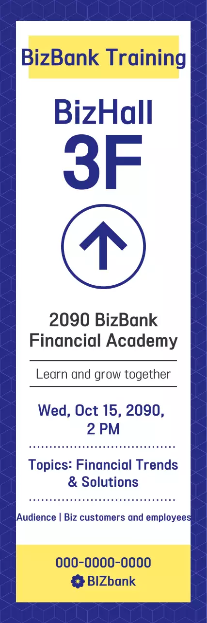 Educação Financeira Moderna Azul