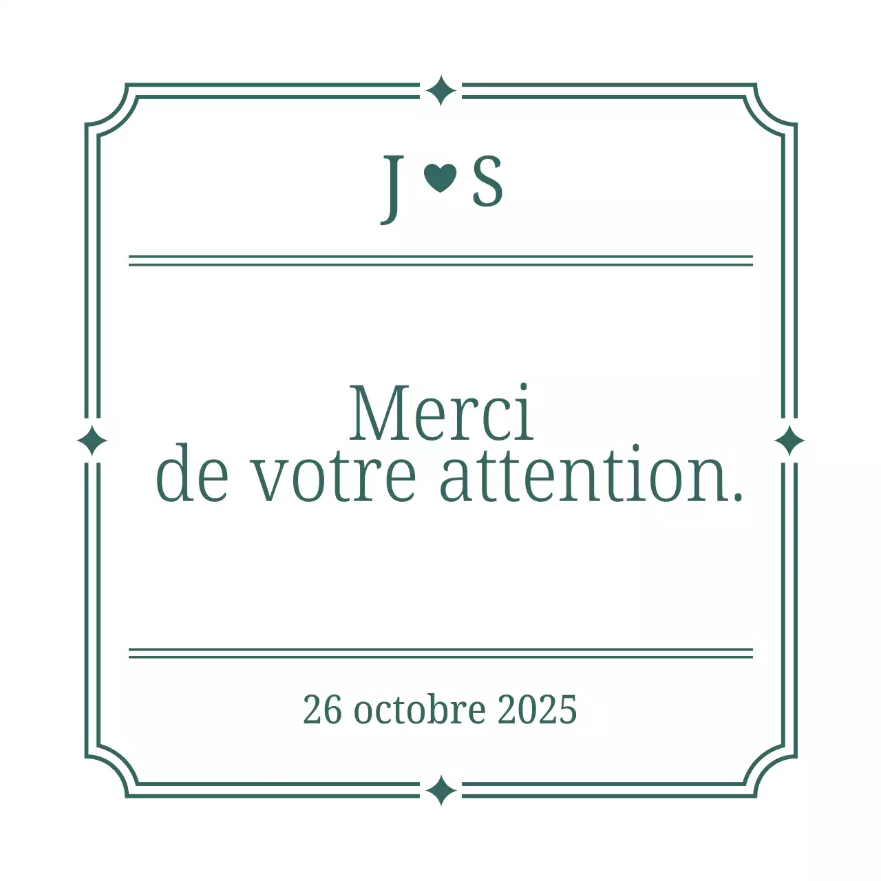 Carte de remerciement simple grise