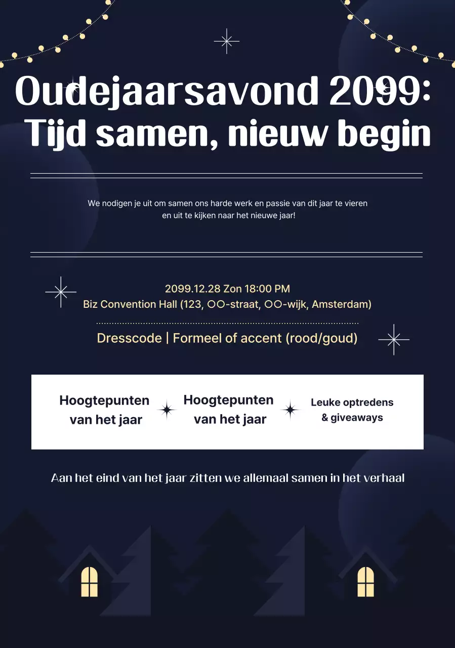 Informatie over het Navy Modern eindejaarsevenement