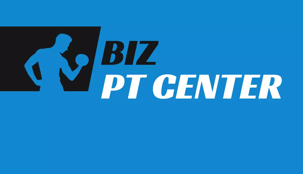 Zwart modern fitness visitekaartje