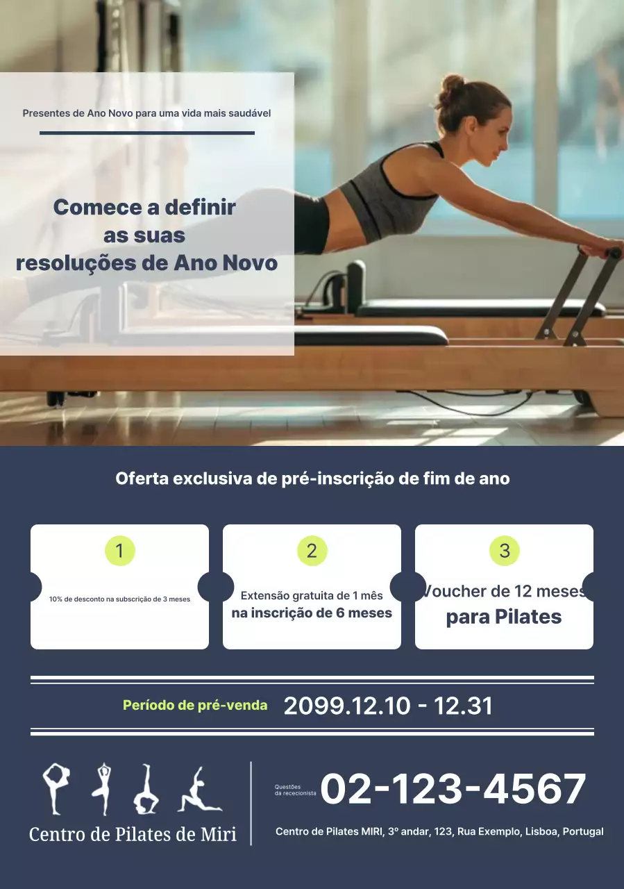 Guia para o programa de exercícios Gray Modern