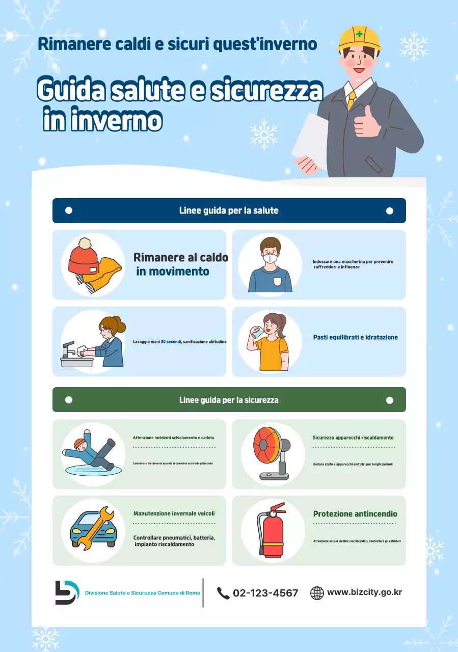 Guida alla campagna di sicurezza pulita Sky Blue