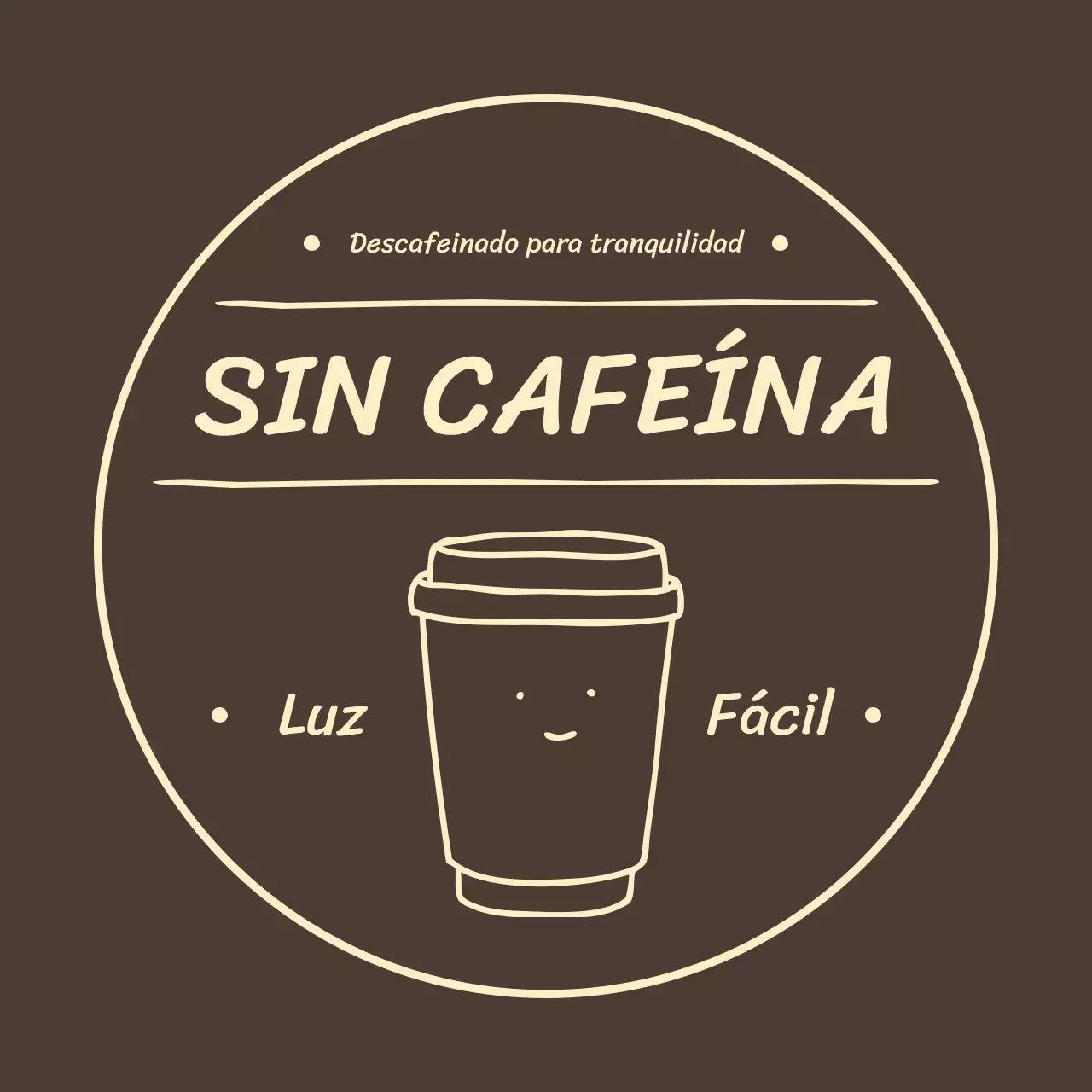 Anuncio de Brown Simple Decaf