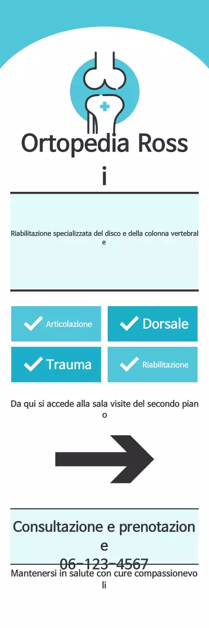 Guida all'ospedale pulito azzurro cielo