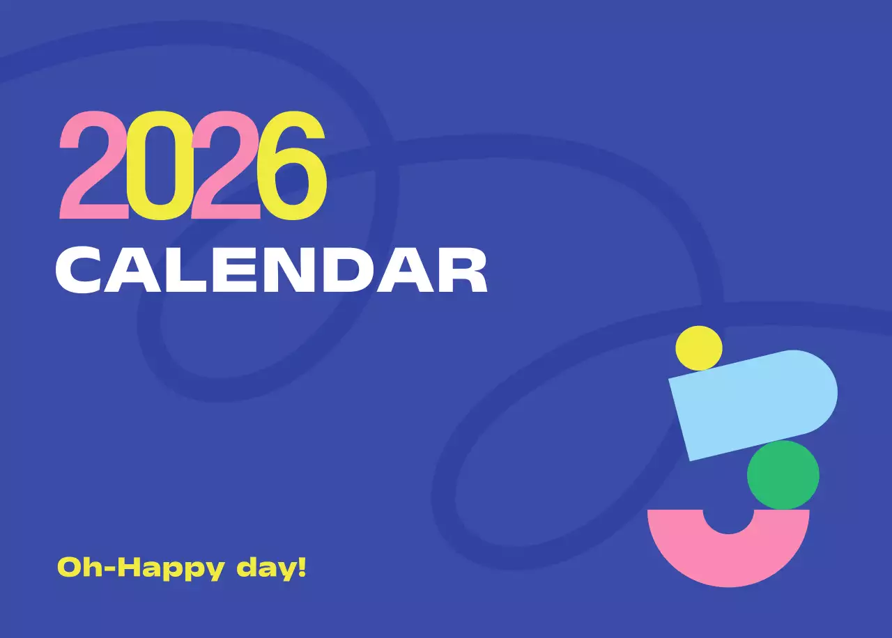 Kalender Pop Biru Kalender