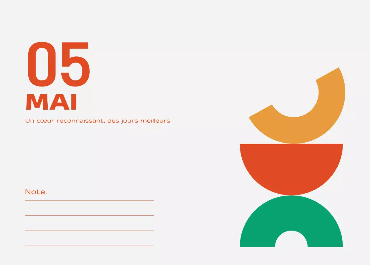 Calendrier Blue Pop Calendrier