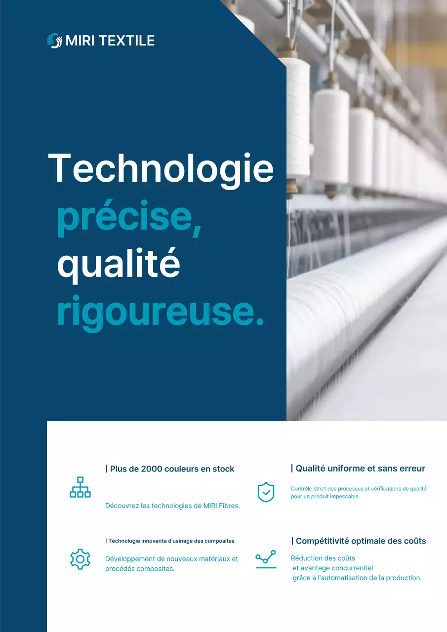 Publicité textile moderne bleue