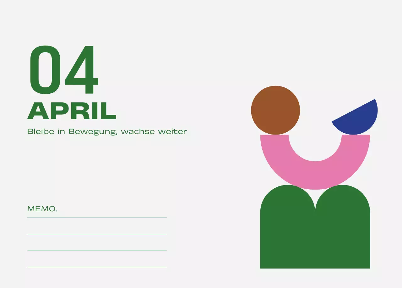 Blue Pop Calendar Kalender