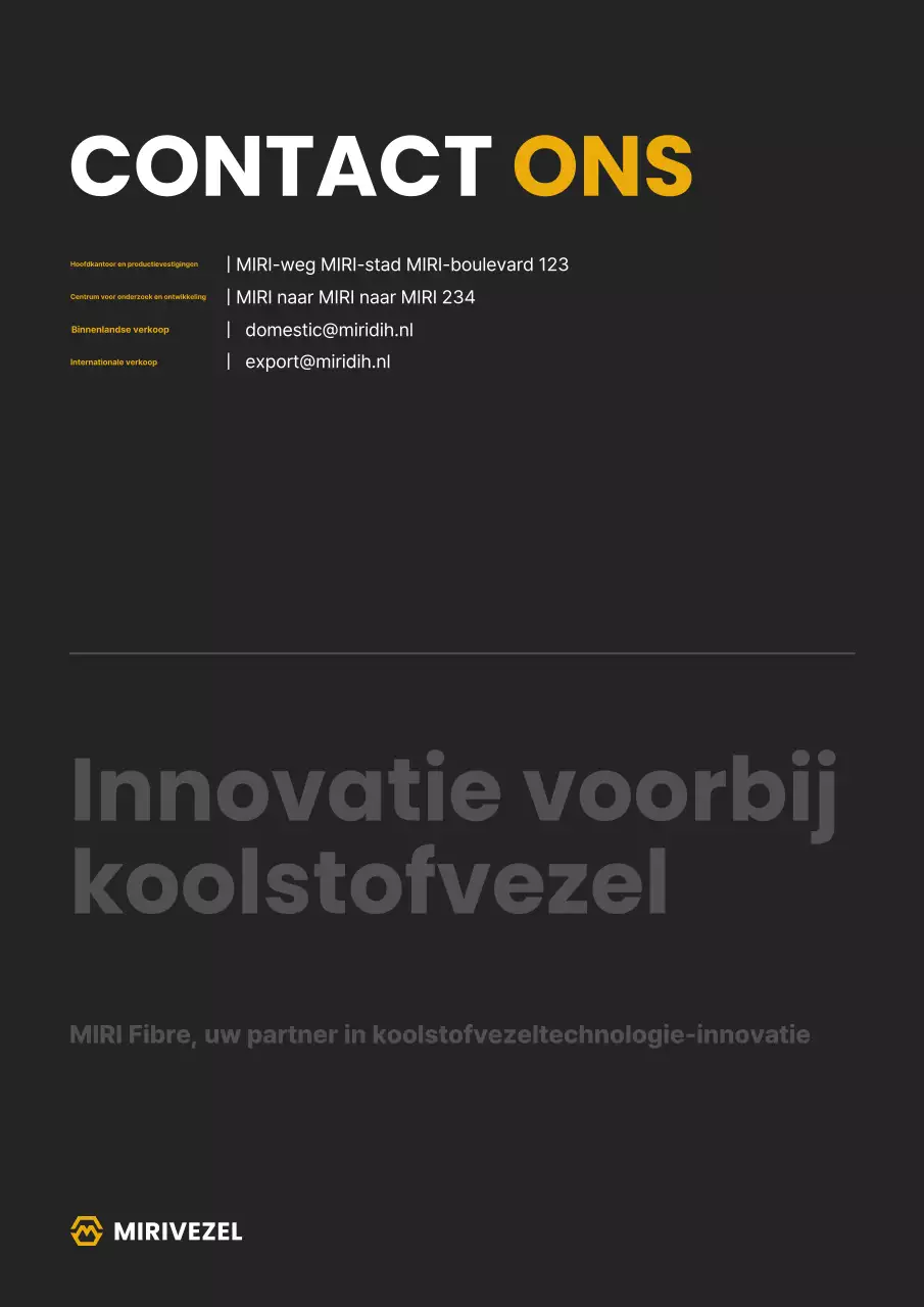 Zwarte moderne textieltechnologie-advertentie