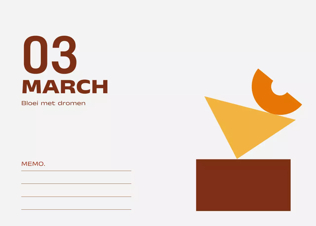 Blue Pop Kalender Kalender