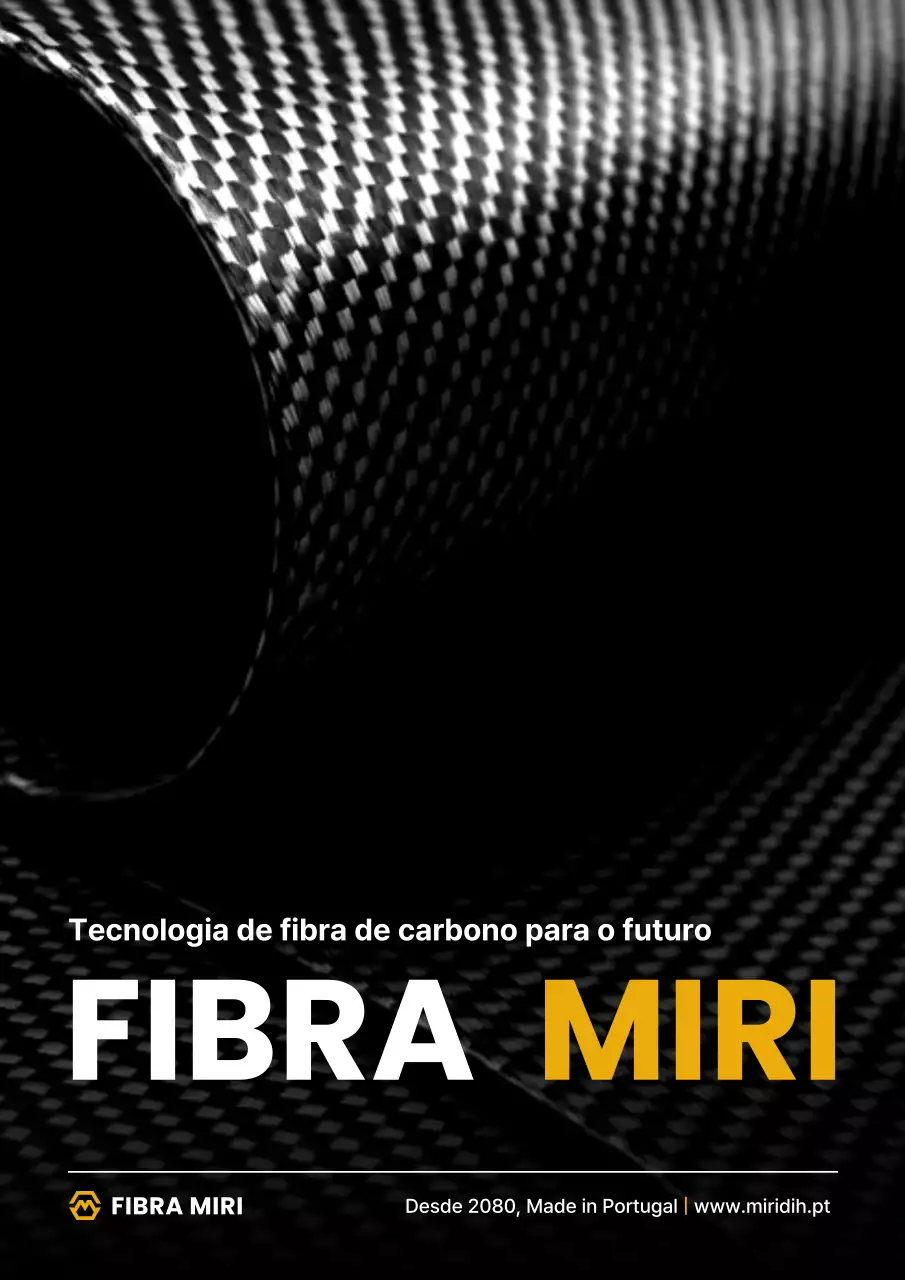Anúncio de Tecnologia Têxtil Moderna Preta
