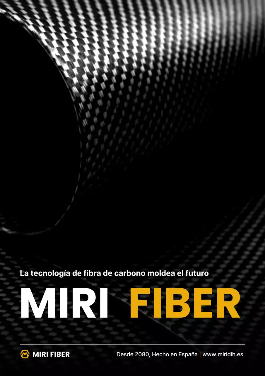 Anuncio de tecnología textil moderna negra