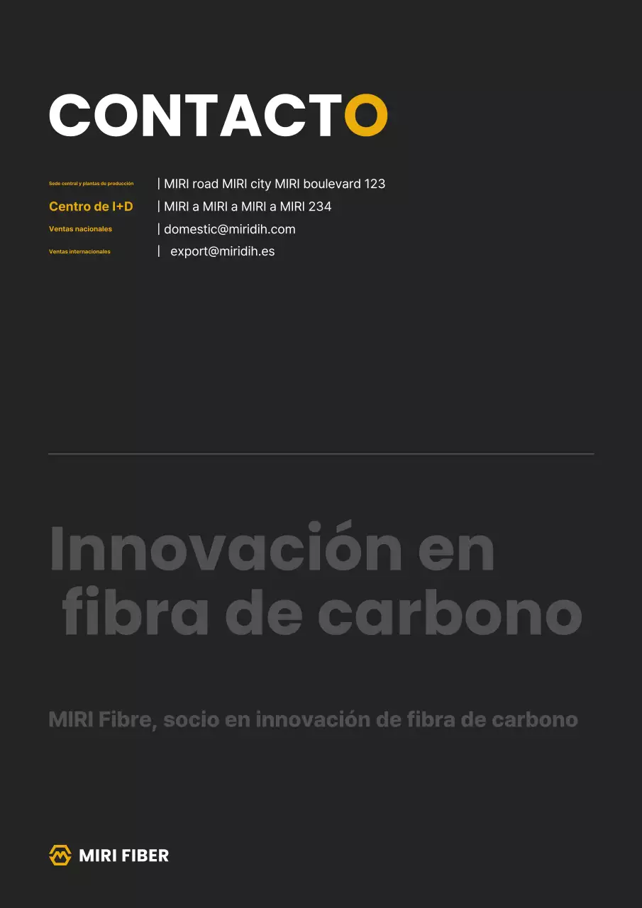 Anuncio de tecnología textil moderna negra