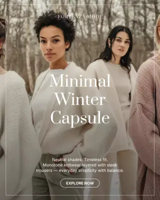 Beige Minimal Fashion Promotion Instagram Post