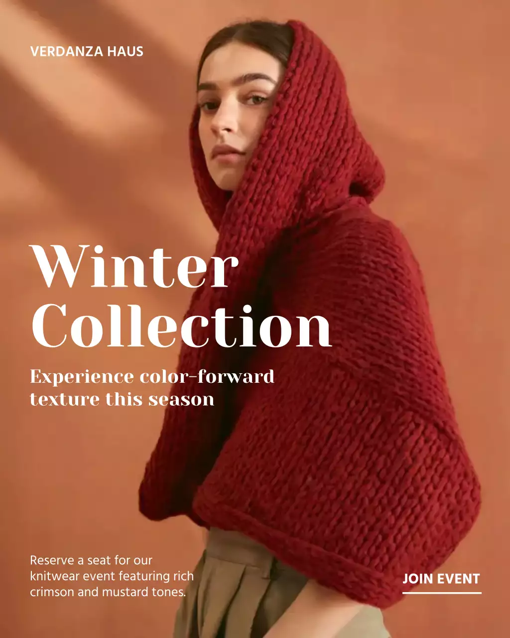 Red Elegant Fashion Promotion Instagram Post