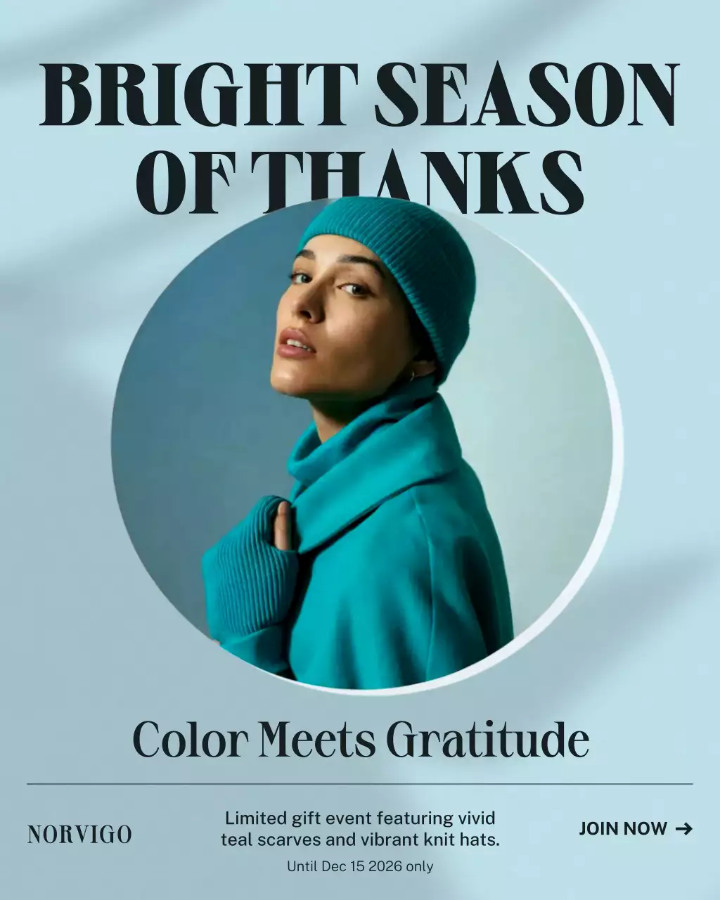 Teal Modern Fashion Promotion Instagram Post