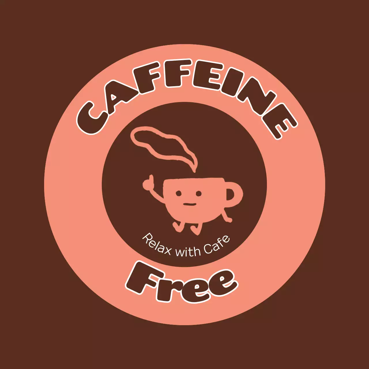 갈색 빈티지 음료 광고