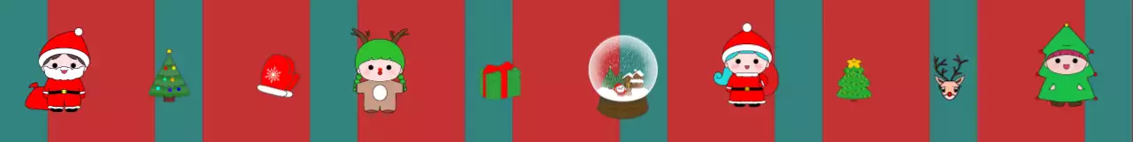 빨강 빈티지 크리스마스 굿즈