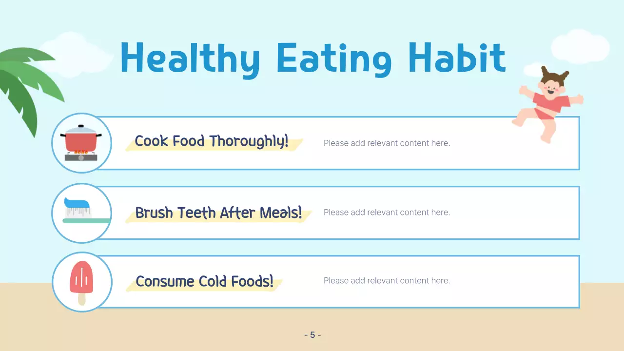 Blue Simple Summer Guide Presentation