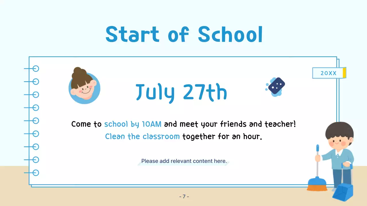 Blue Simple Summer Guide Presentation