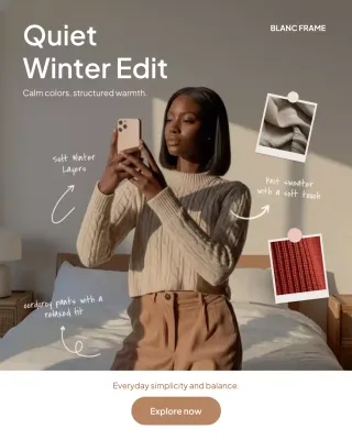 Beige Modern Fashion Promotion