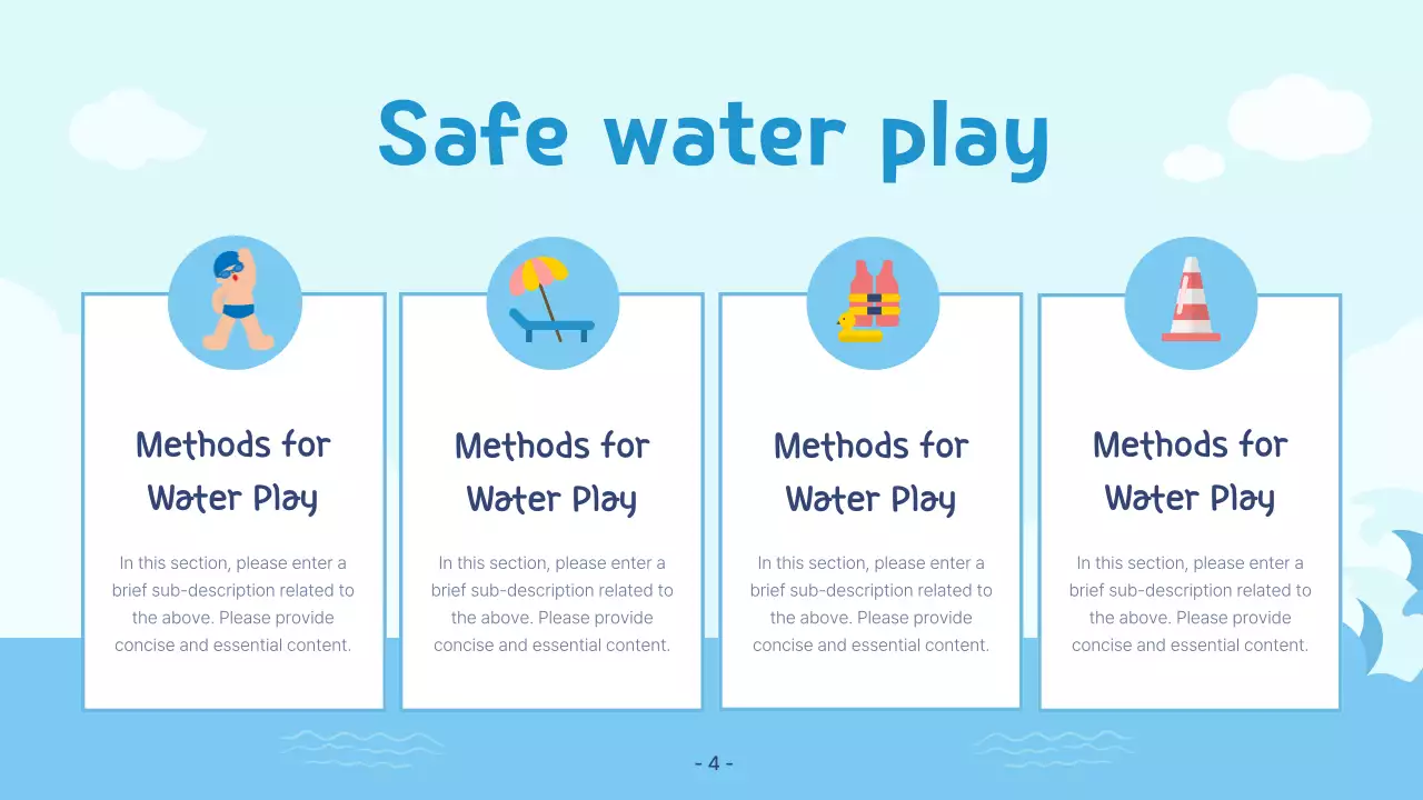 Blue Simple Summer Guide Presentation