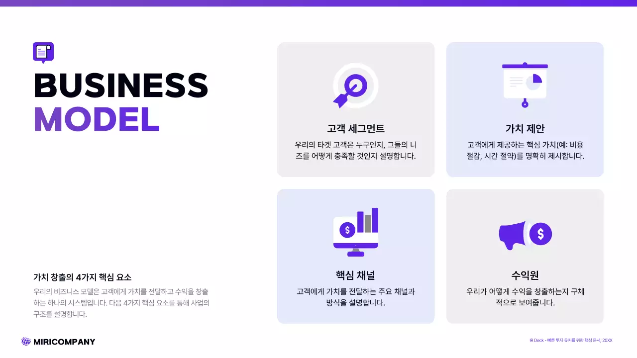 보라 모던 비즈니스 설명