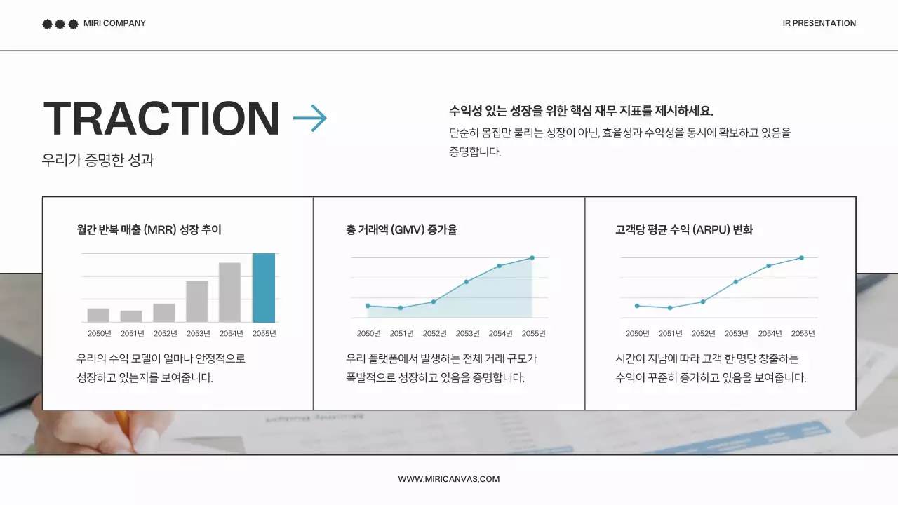 흰색 모던 프레젠테이션 광고
