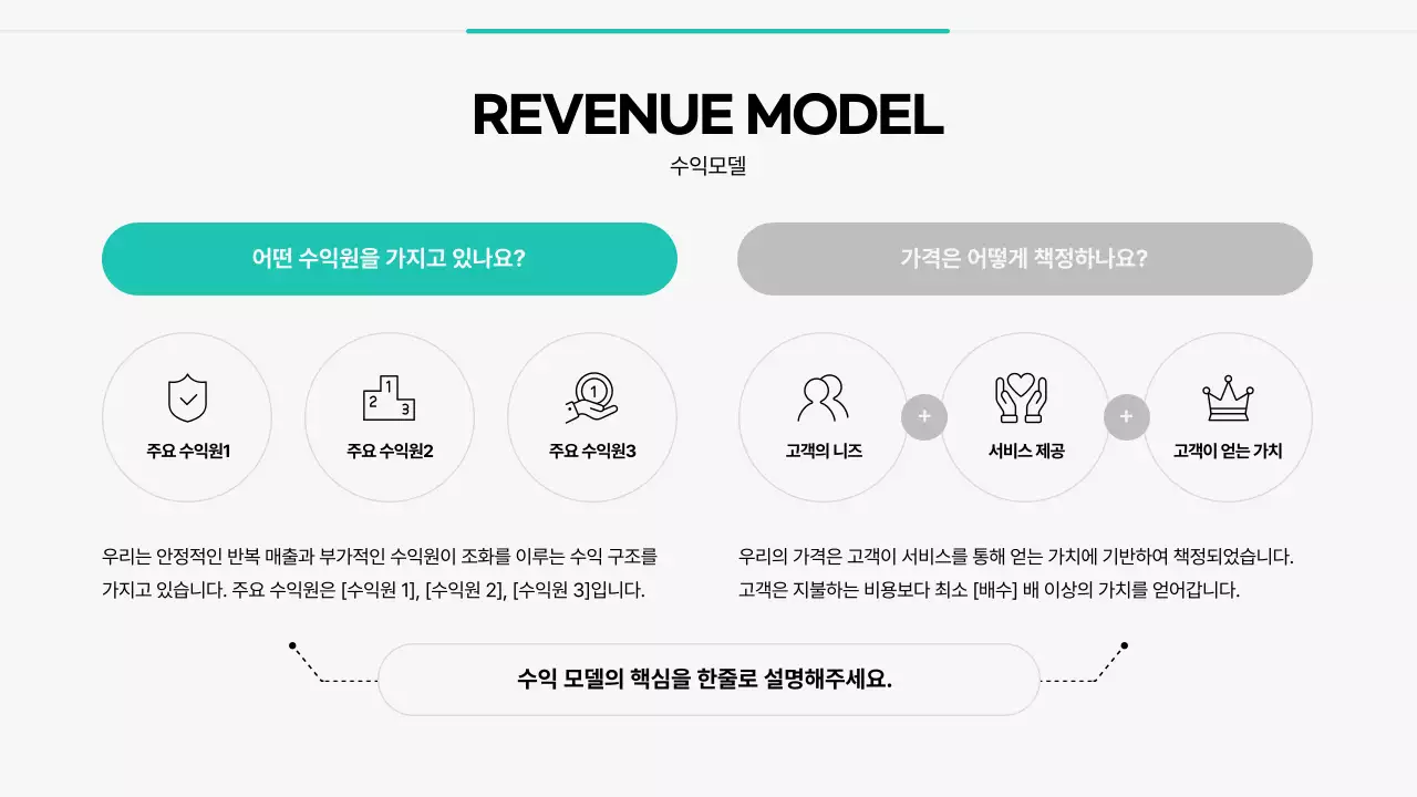 민트 심플 비즈니스 설명서