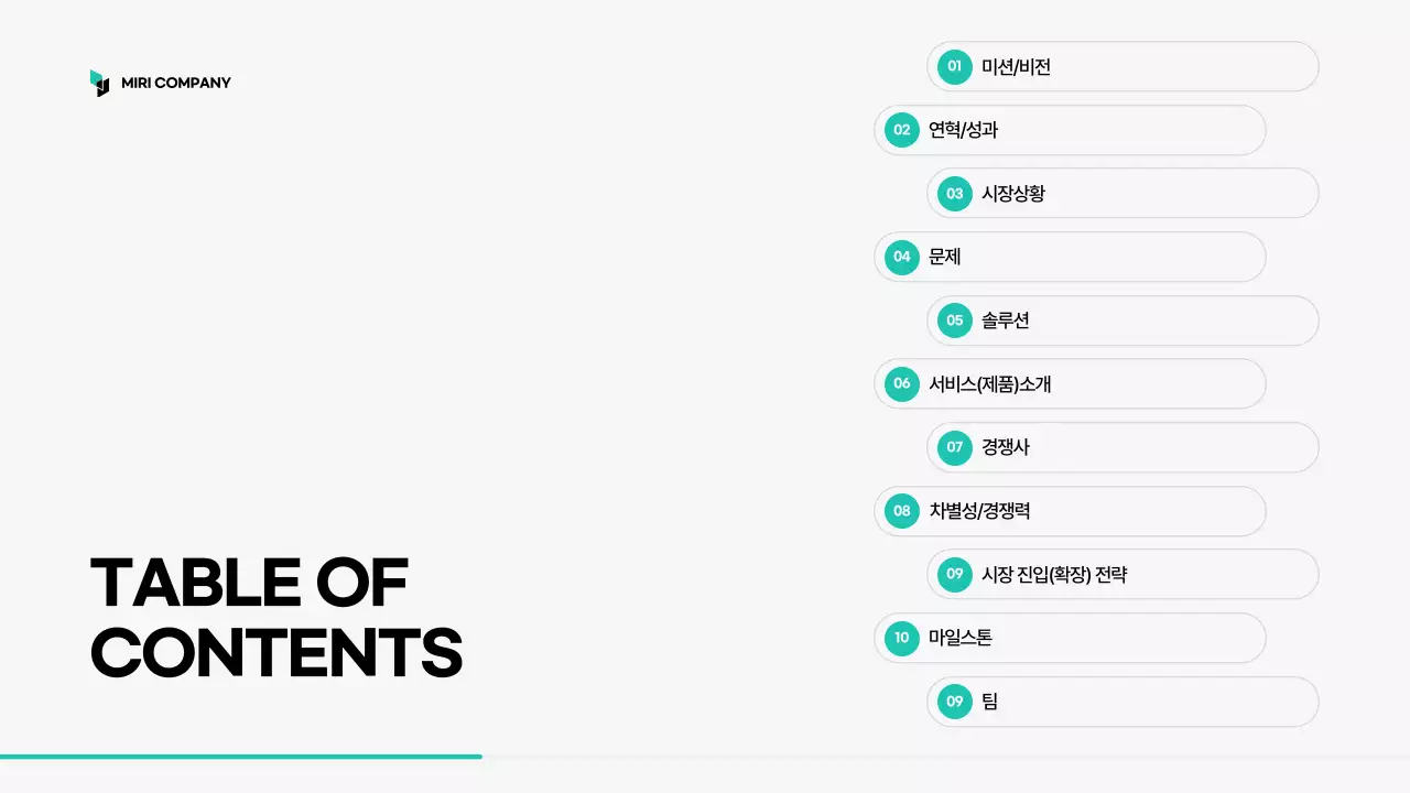 민트 심플 비즈니스 설명서