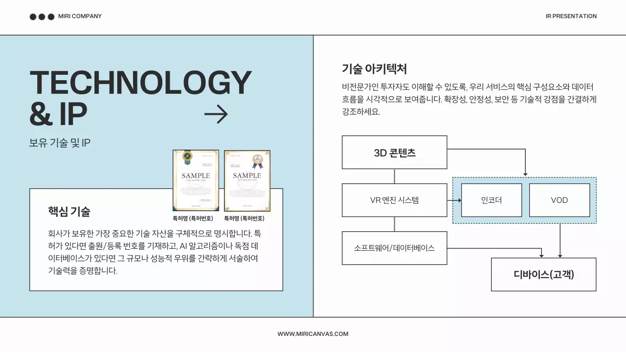 흰색 모던 프레젠테이션 광고