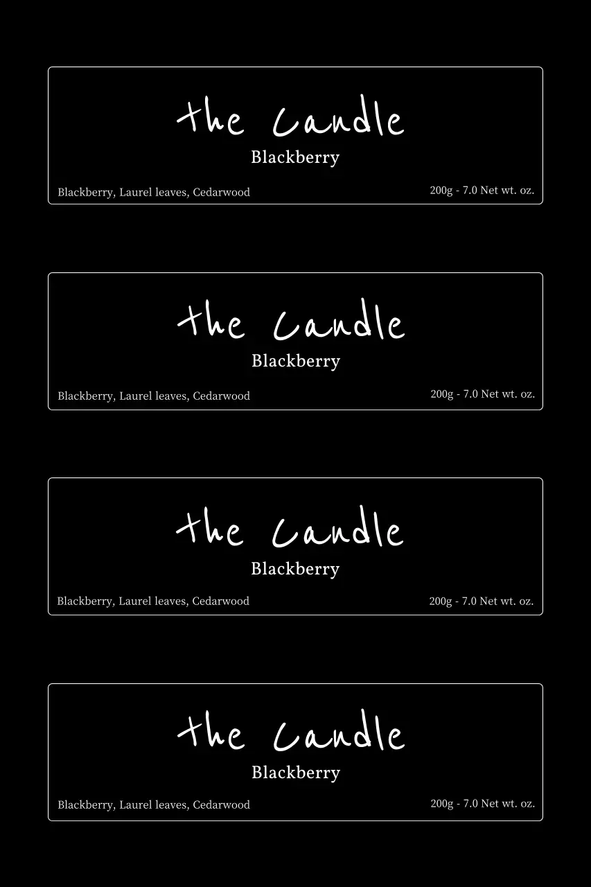 검정 심플 향초 광고