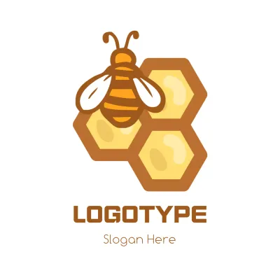 Brown Minimalist Honey Branding