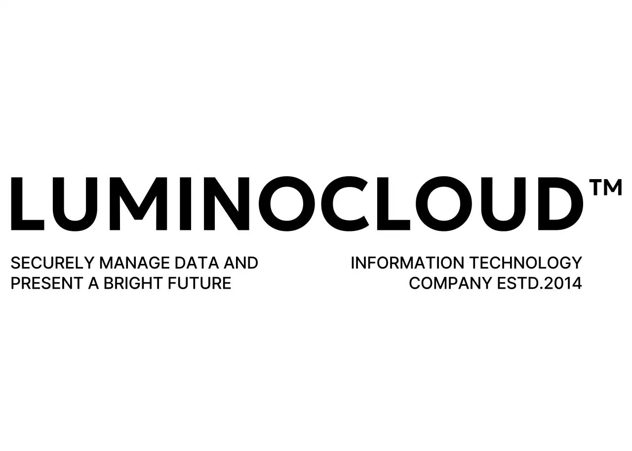 검정 심플 기업 로고