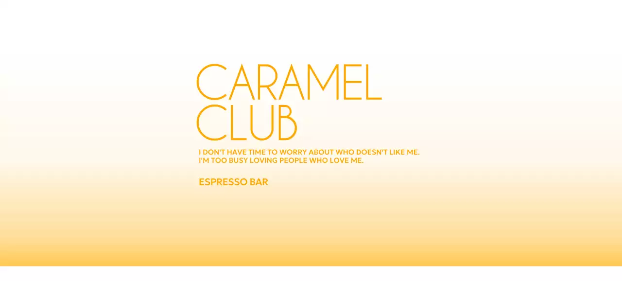 감각적인 그라데이션과 타이포그래피 배치가 인상적인 디자인