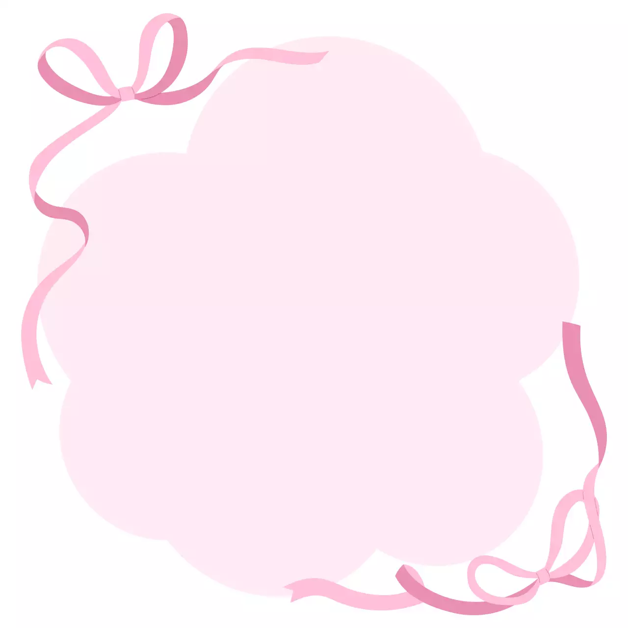 핑크 러블리한 디자인 엽서