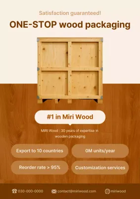 brown rustic packaging promotion