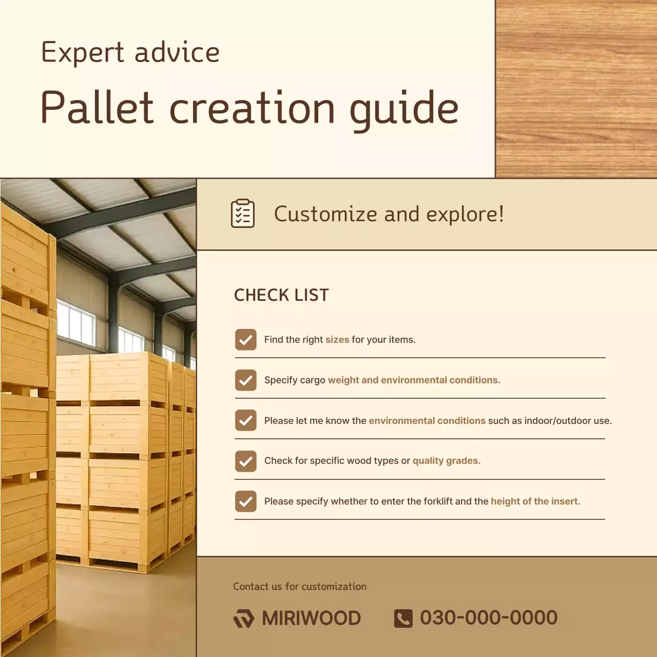 hướng dẫn pallet hiện đại màu be